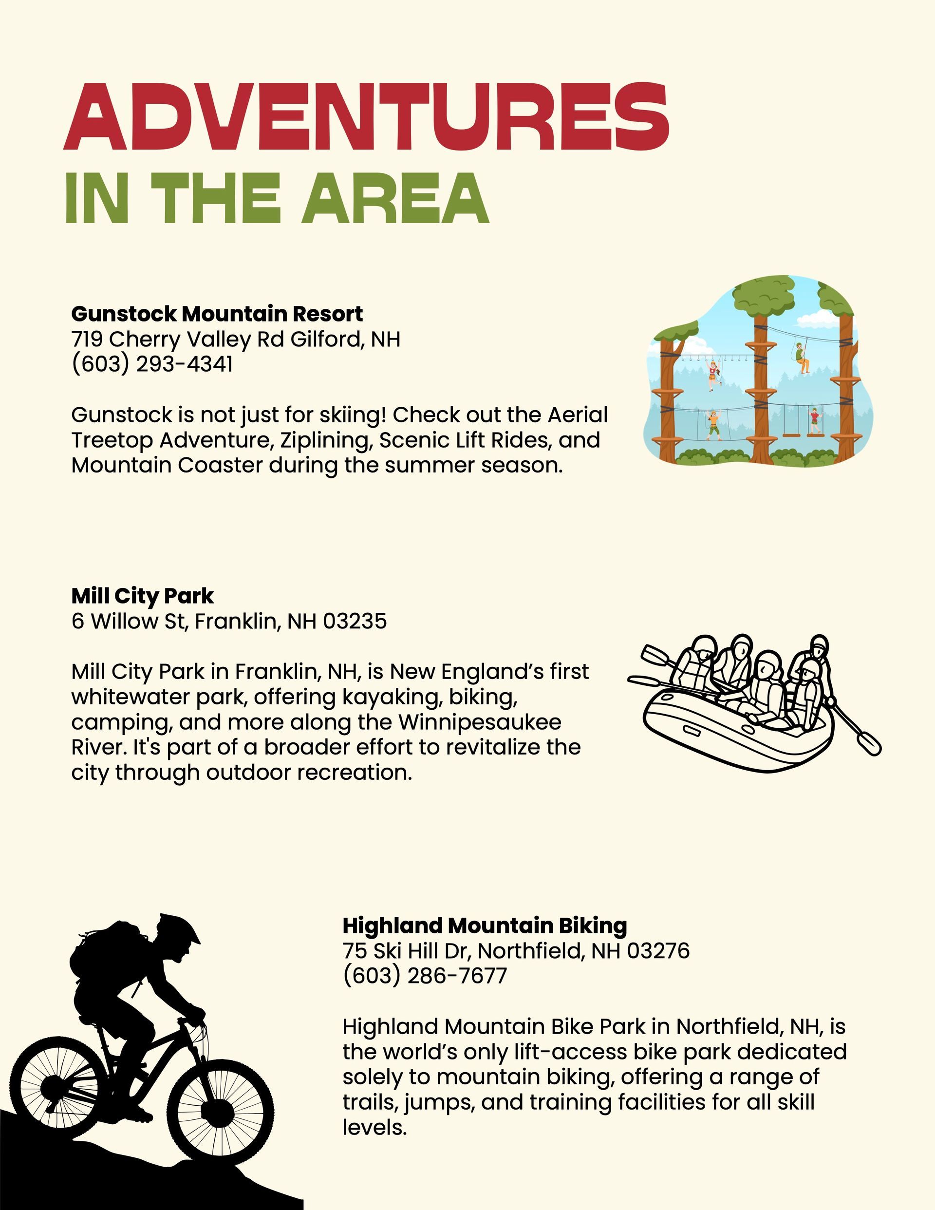 A flyer titled