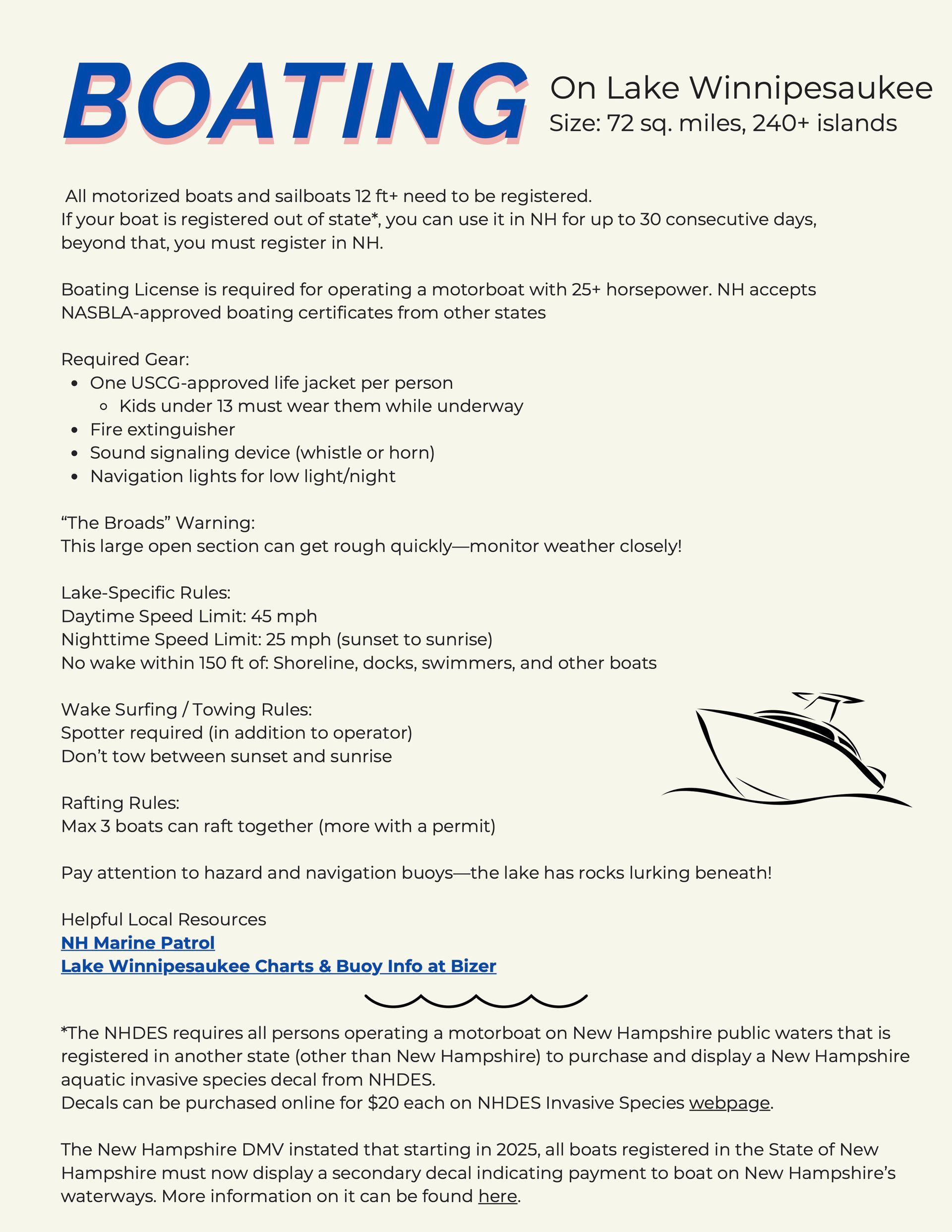 Informational flyer titled