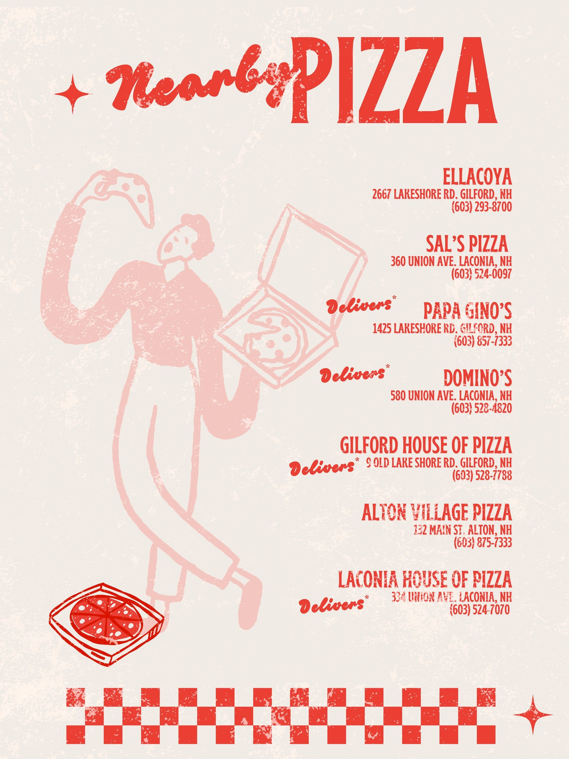 A vintage-style flyer titled