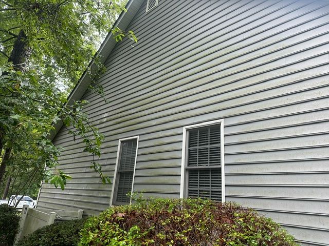 Siding cleaning job in  Gloucester, VA.