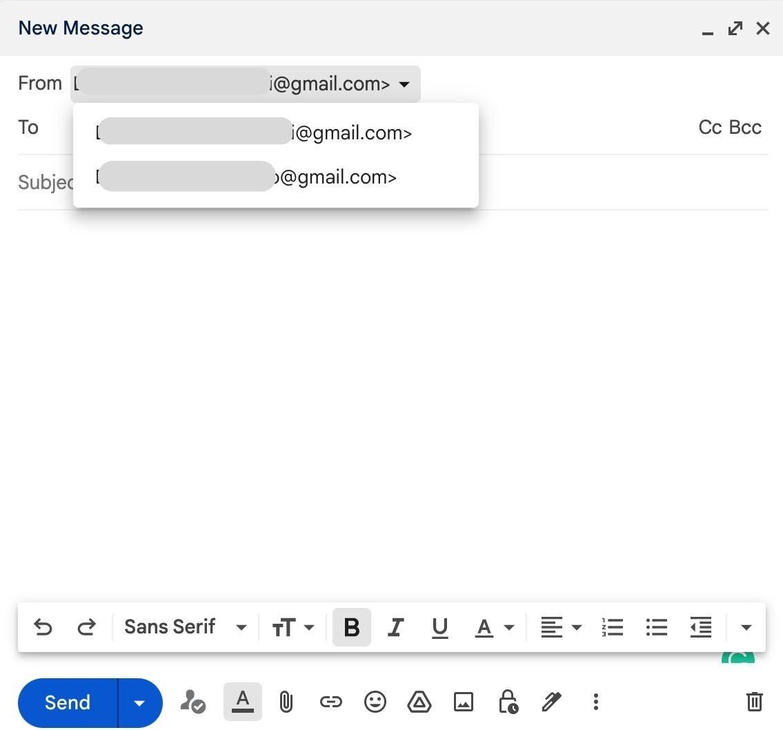 compose new message
