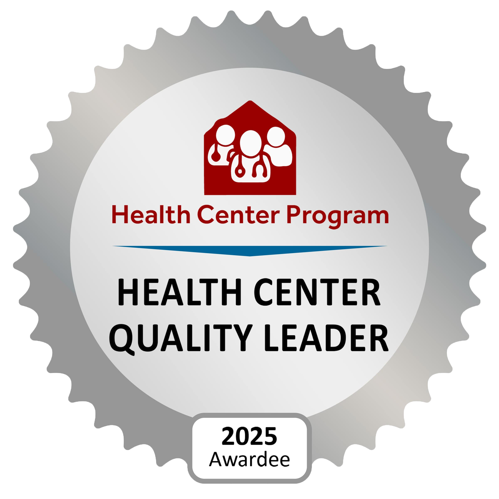 Health Center Quality Leader silver seal.