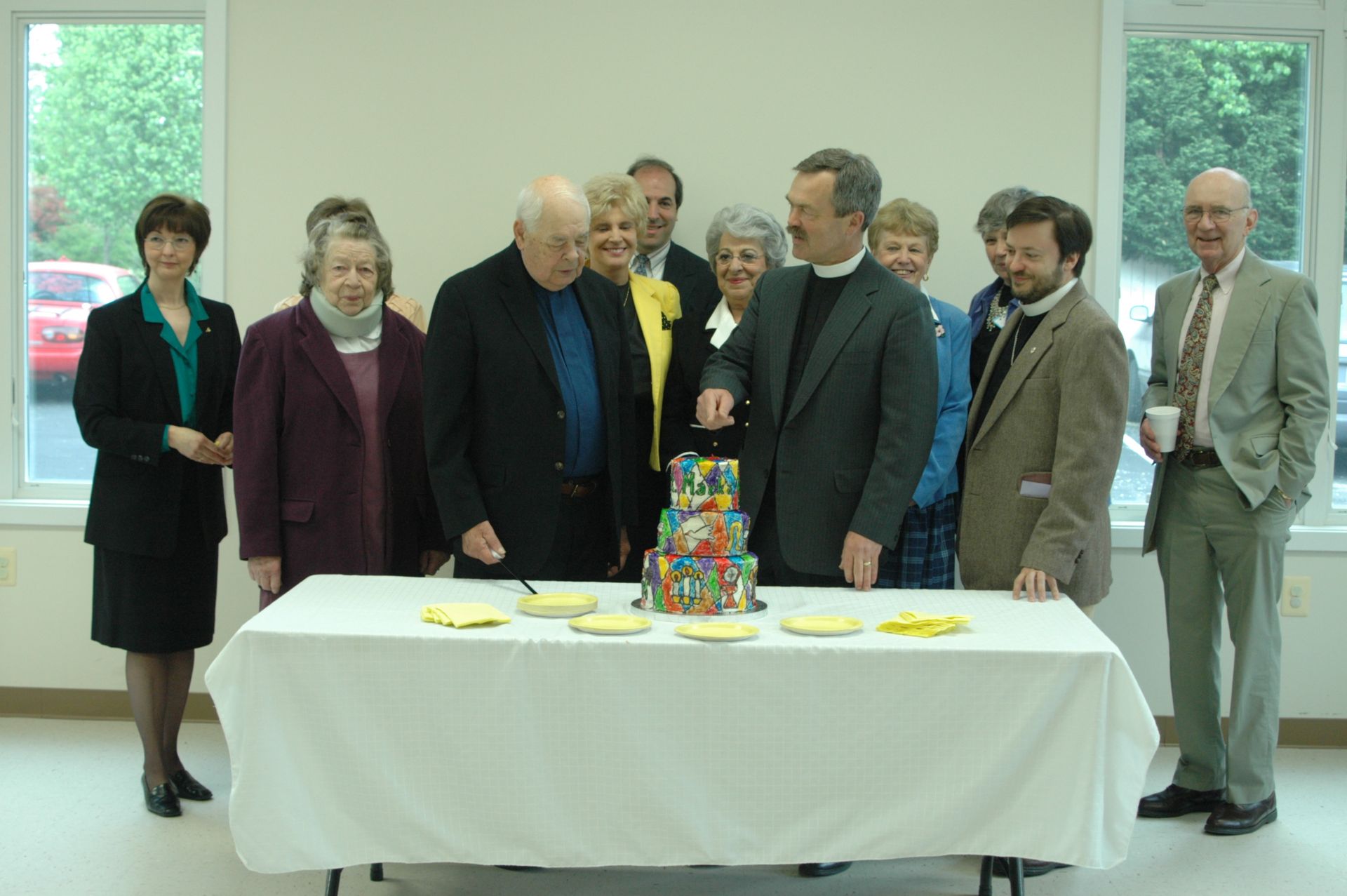 Celebrating 125th anniversary - The Rev Jenkins, The Rev Weatherly.
