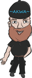 Mitarbeiter Basti als Comic