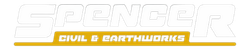 Spencer civil and earthworks logo on a white background