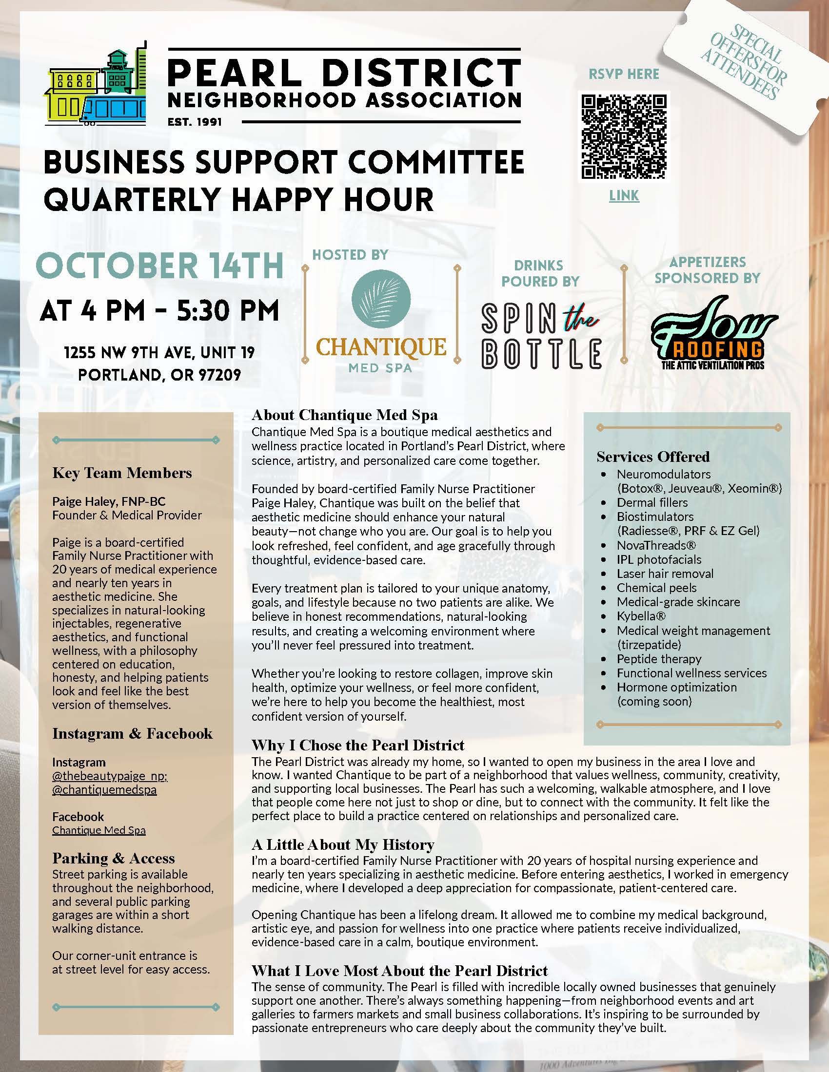 PDNA Business Support Committee Networking Coffee