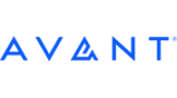 Blue AVANT logo on a white background