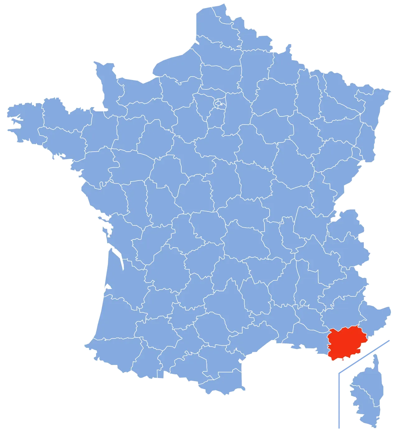 Une épingle rouge est épinglée sur une carte de Marseille