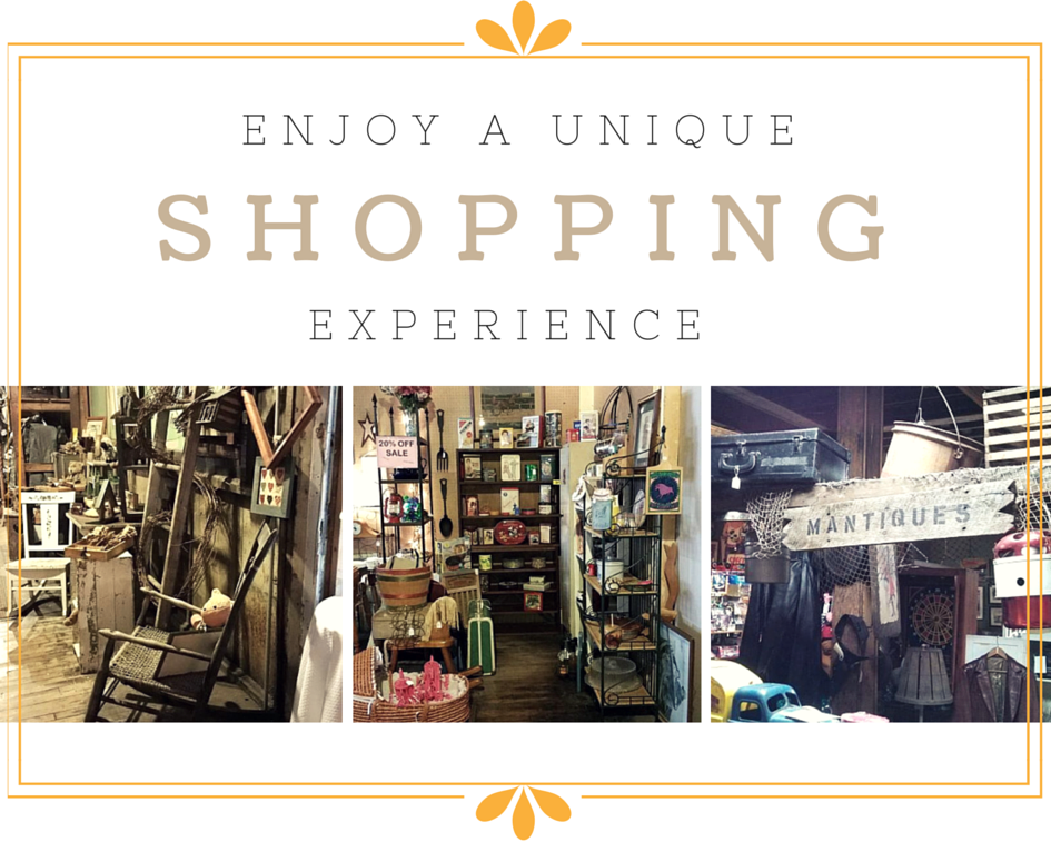 enjoy a unique shopping experience