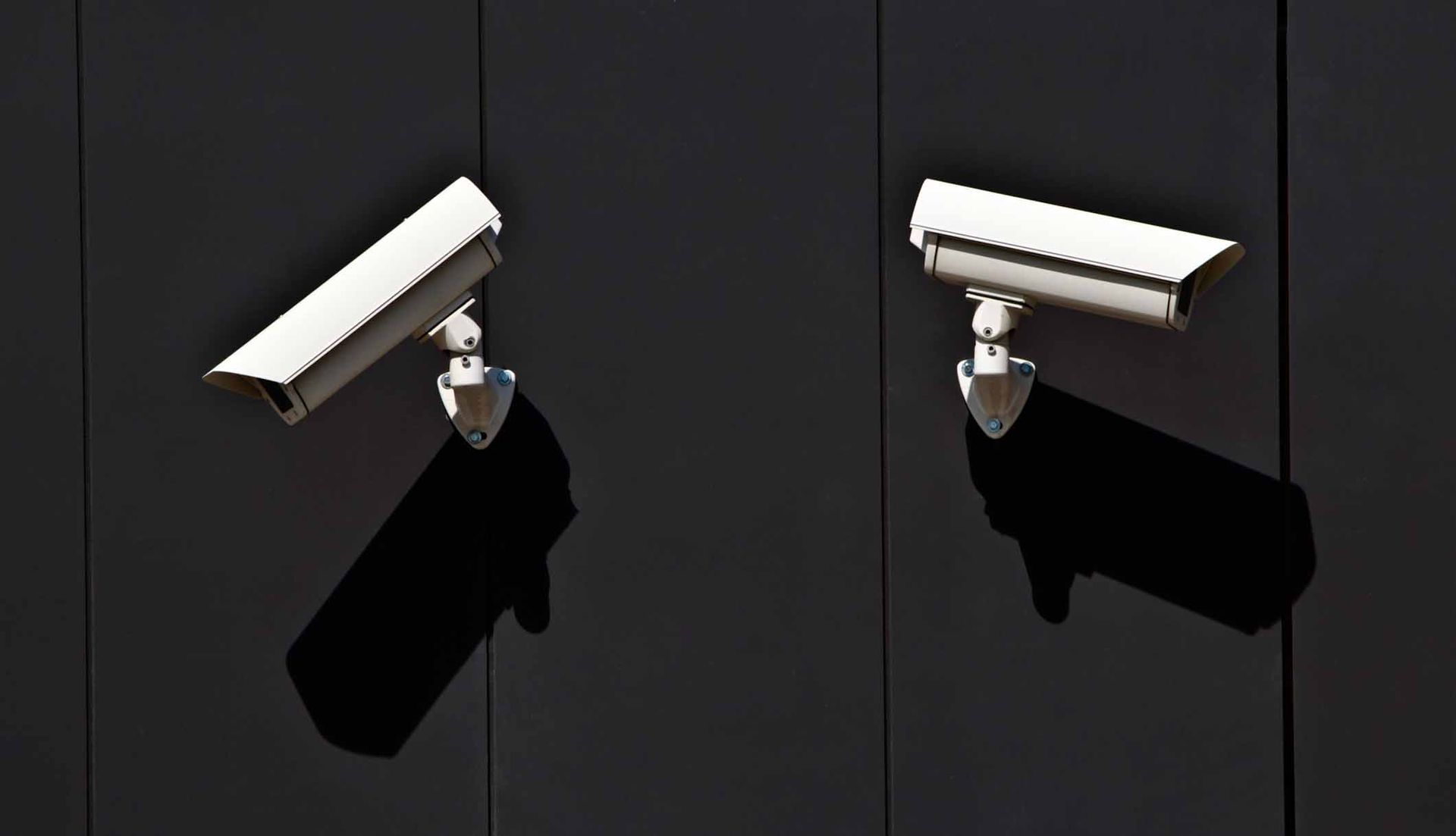 Two Security Cameras Next To Each Other — Hot Springs, AR — Armor Alarms