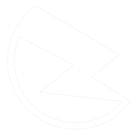 A drawing of a lightning bolt in a circle on a white background.