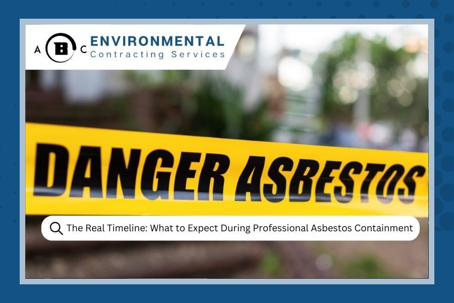 The Real Timeline: What to Expect During Professional Asbestos Containment