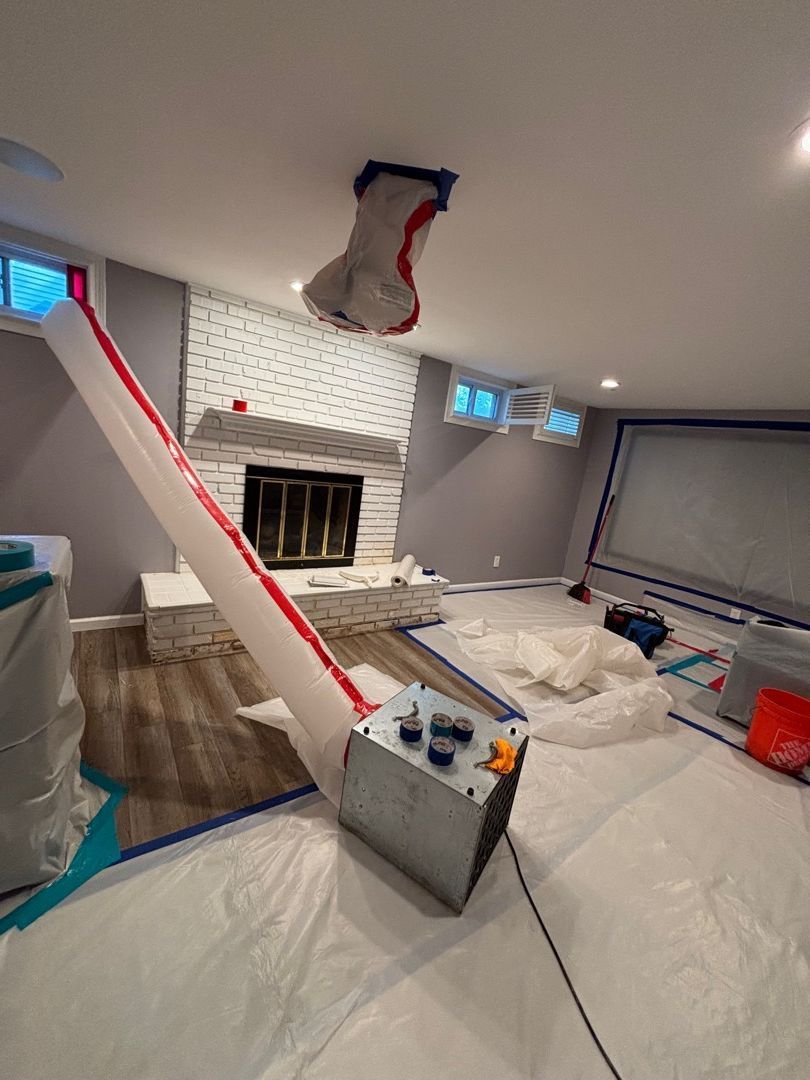 Negative air system setup
