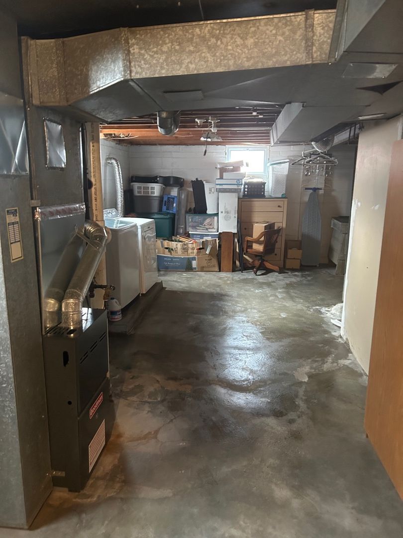 Florissant basement after professional fire and smoke damage restoration