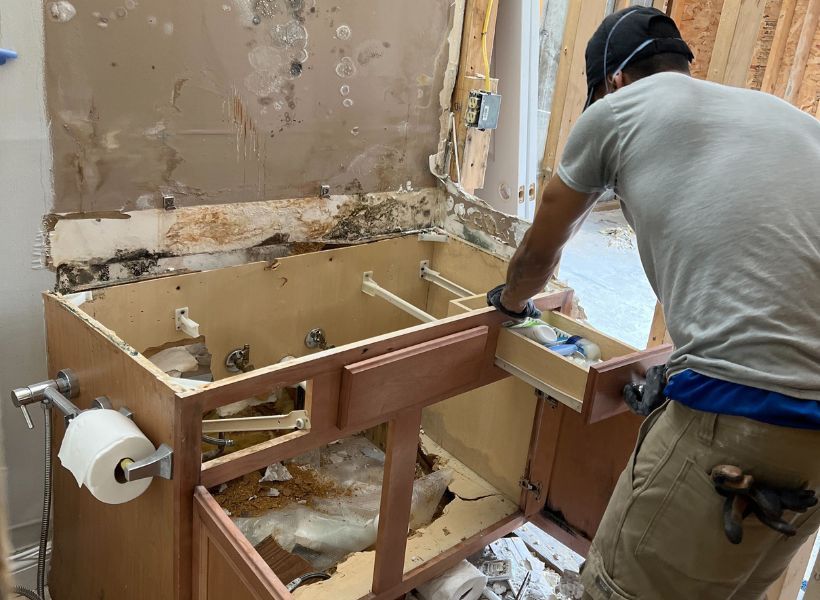 bathroom demo
