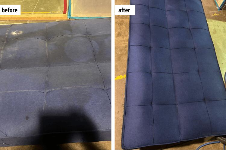content cleaning before and after photo