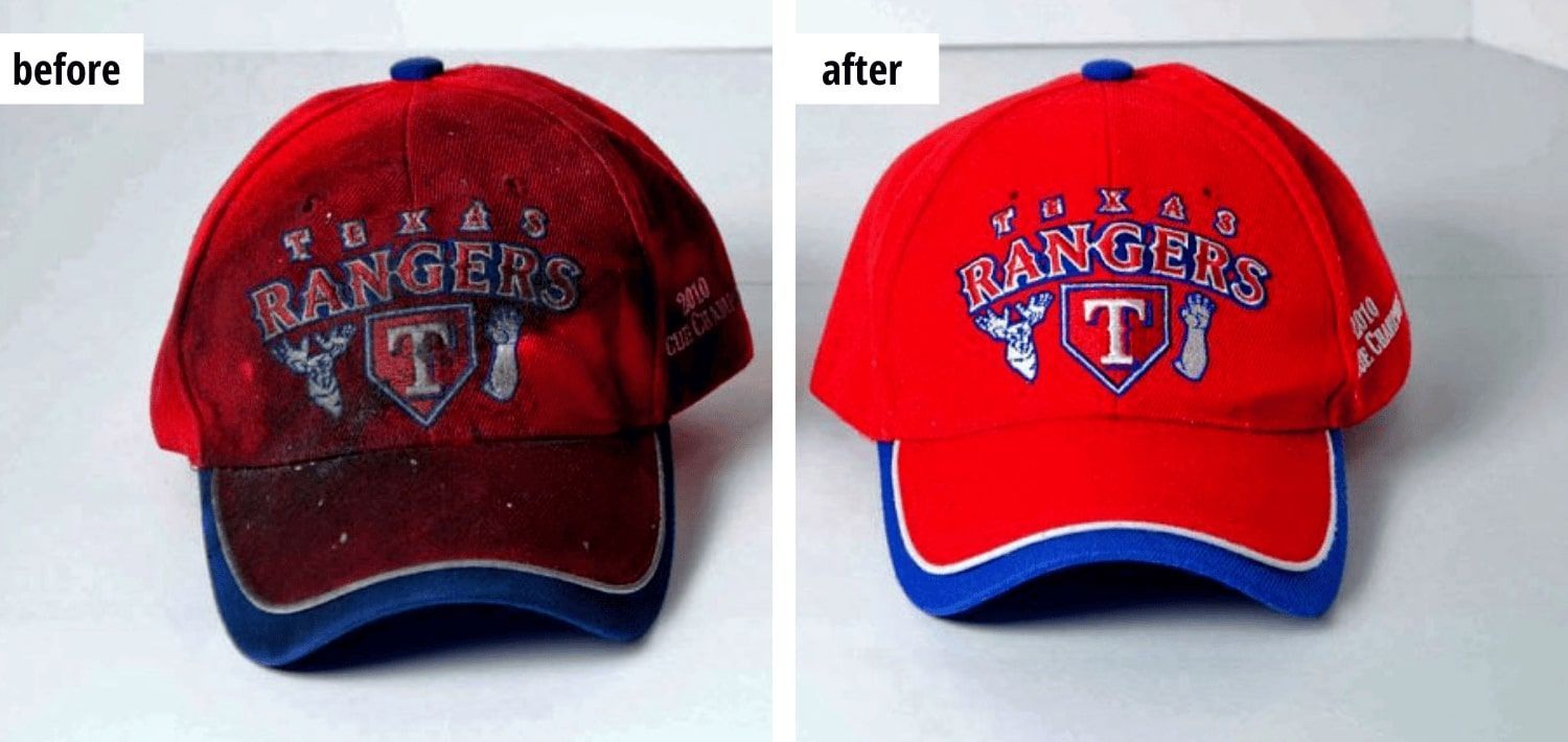 contents cleaning before and after photo