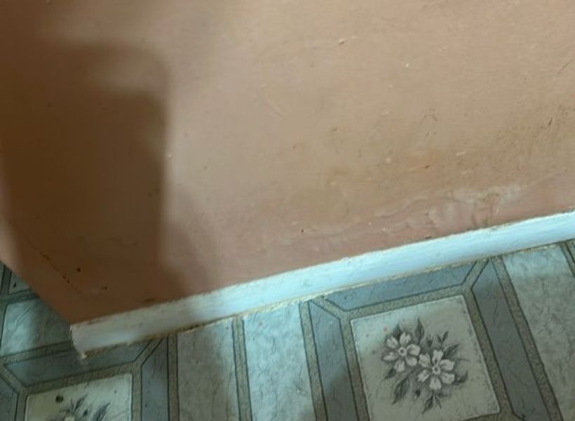 damaged drywall
