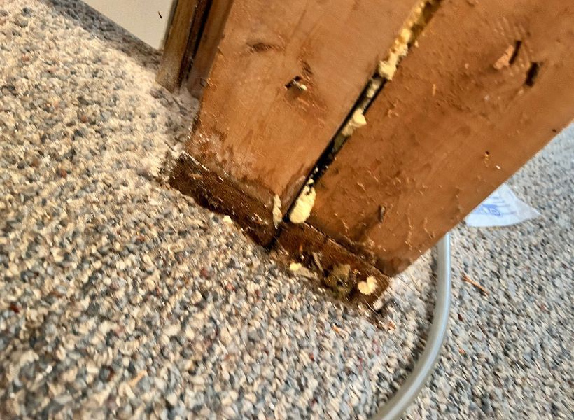damaged framing