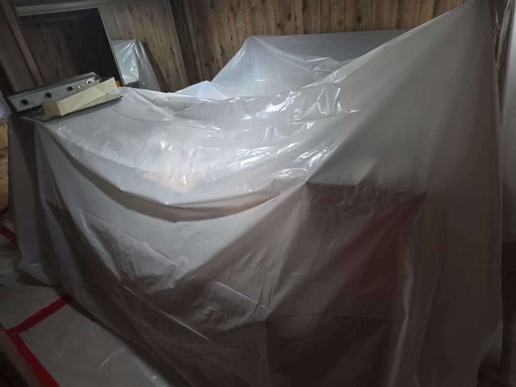 Final cleaning step for content restoration after fire damage at Florissant residence