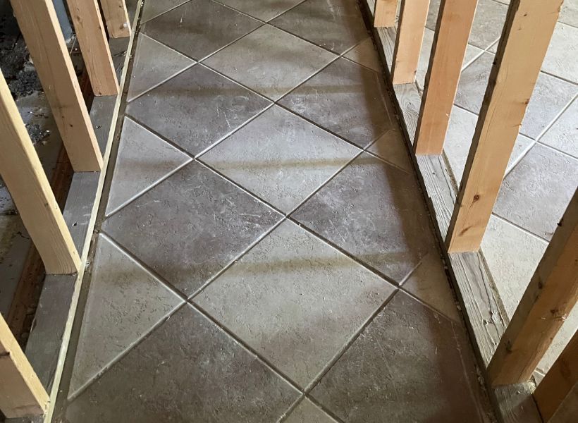 flooring after cleanup