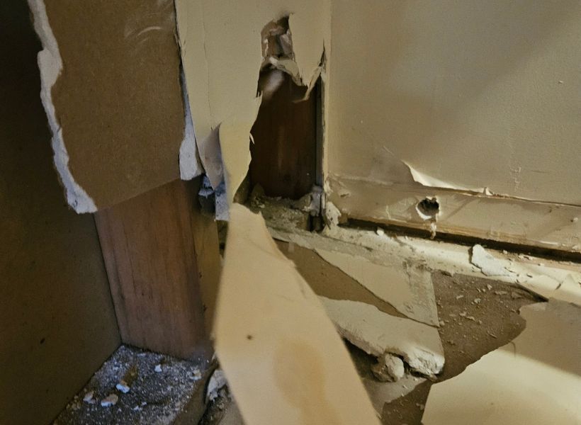 removing drywall and insulation