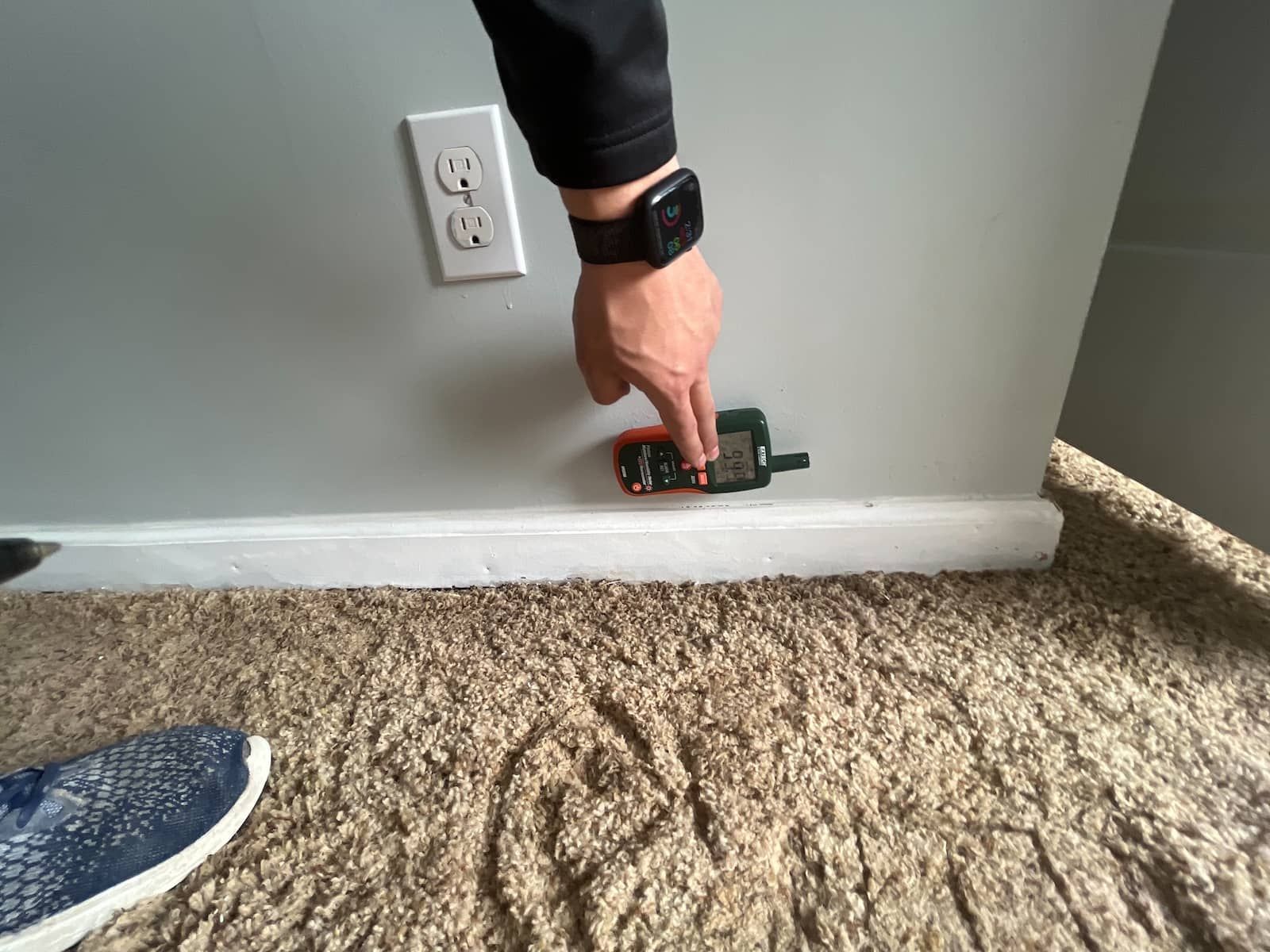 water detector used by our professionals