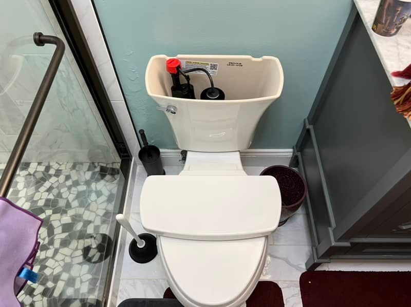 toilet supply line break in st. louis, mo home