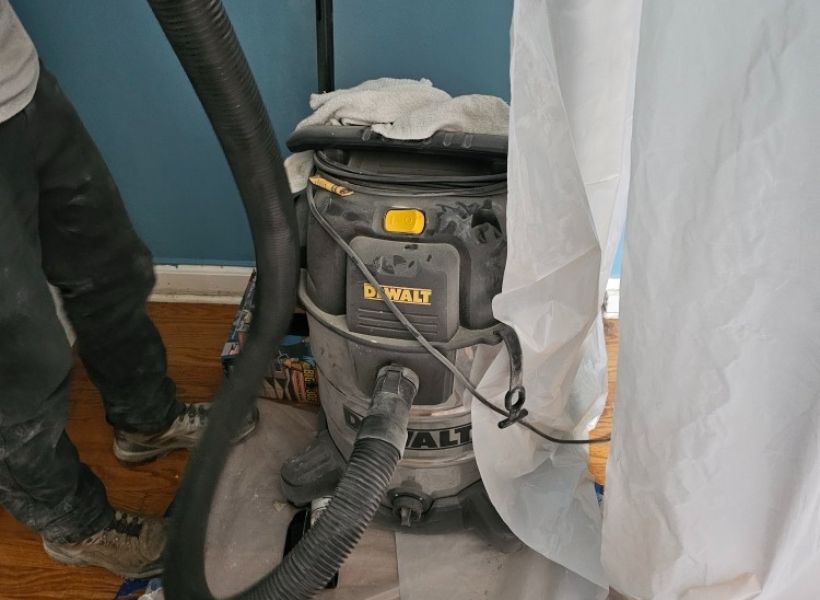 vacuum sweeping