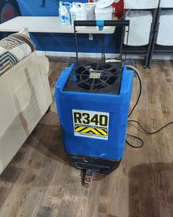 water damage dryout equipment