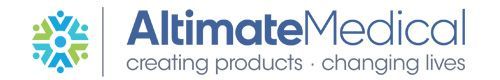 Ultimate Medical logo: Blue snowflake graphic with the text