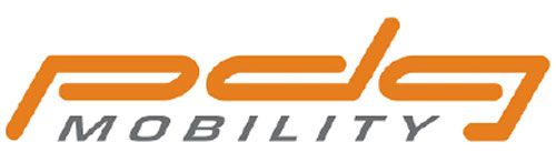 PDG Mobility logo in orange with