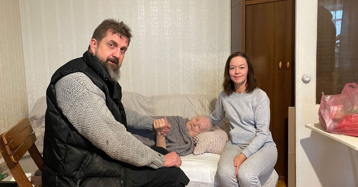 Helge Flatøy på besøk h