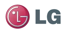 LG logo: a stylized red circle with a smiling face shape and the letters LG in gray.