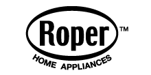 Roper Home Appliances logo: oval with 