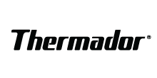 Thermador logo in black text on a white background.
