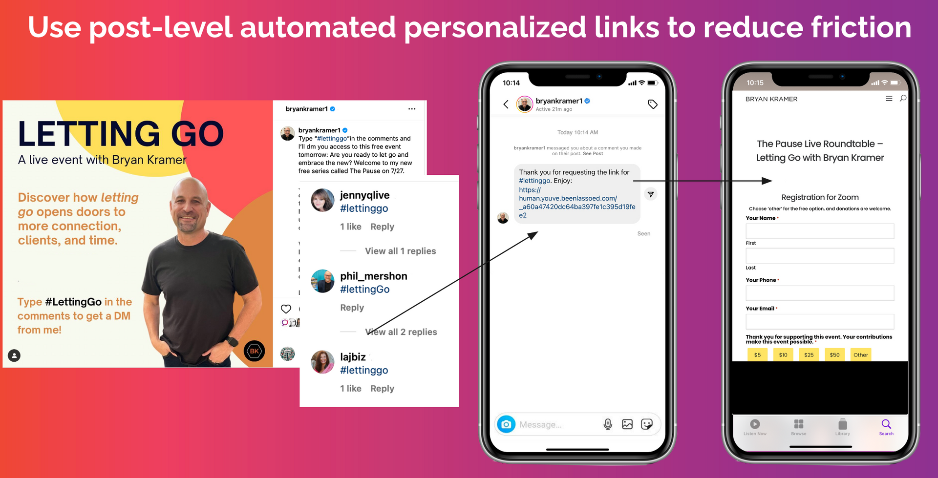 Instagram automation process using Stampede Social automation tool