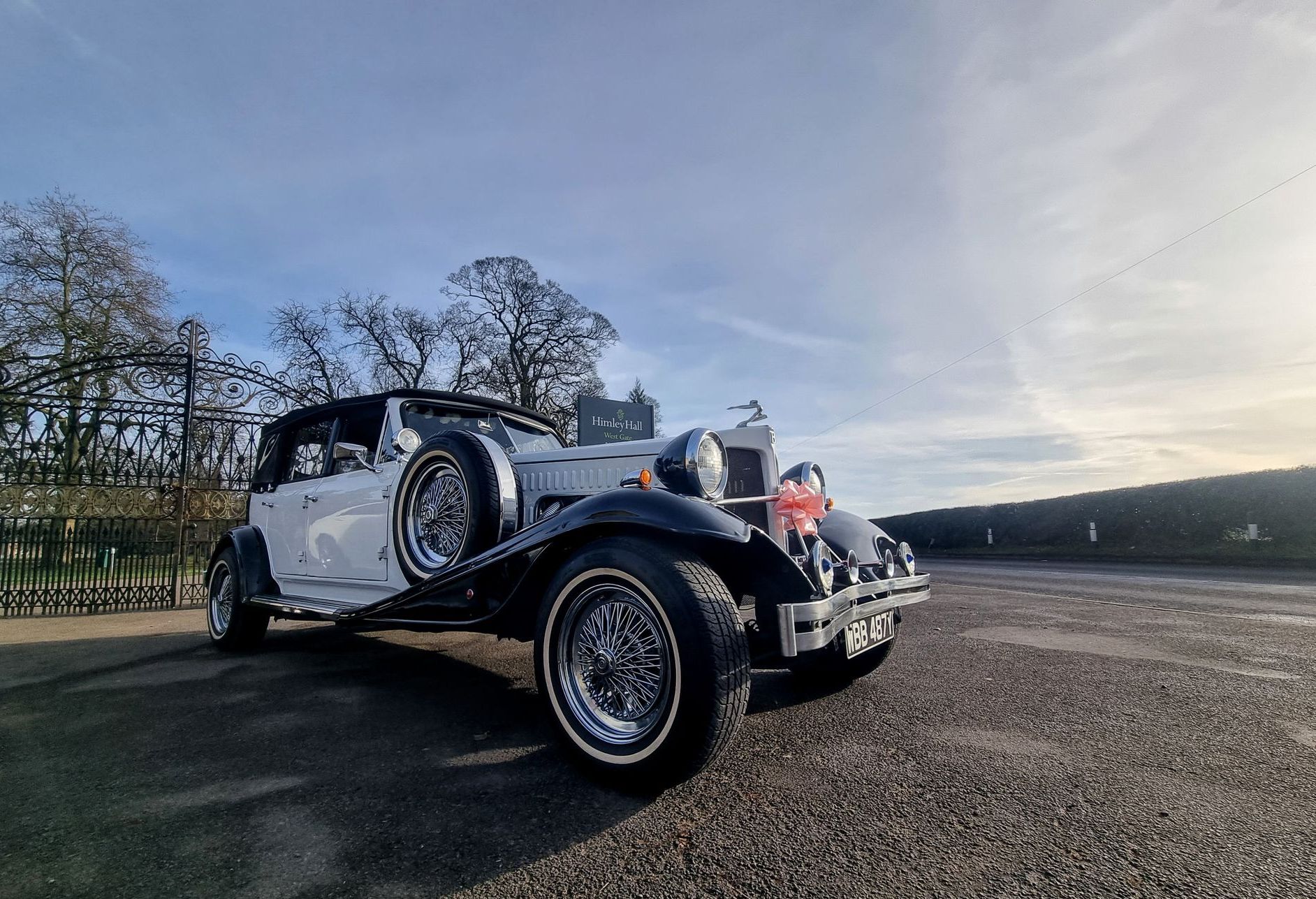 vintage wedding car bilston