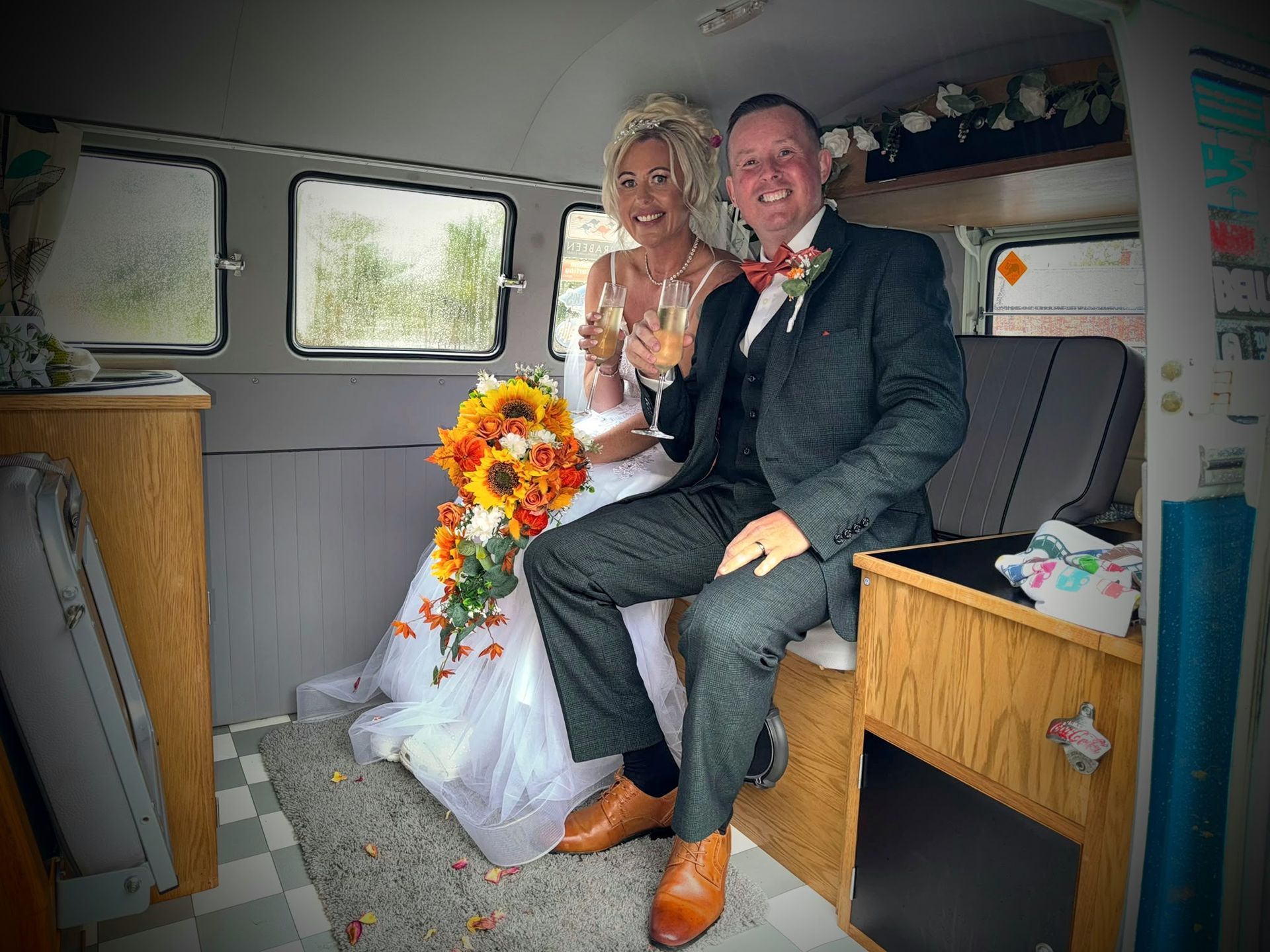 VW Campervan wedding car