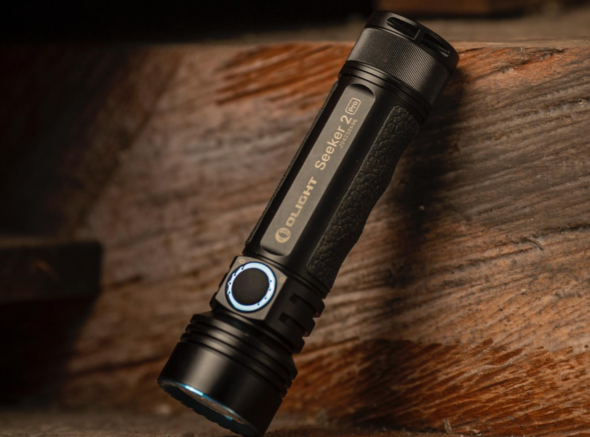 black flashlight