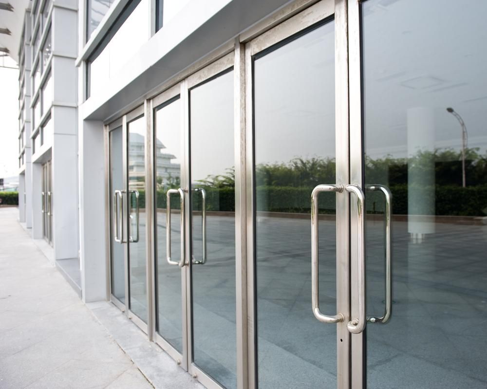 A Building with A Lot of Glass Doors and Handles — Grafton Glass in South Grafton, NSW