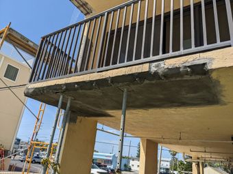under balcony repair 5