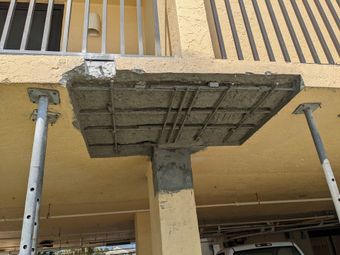 under balcony repair 2