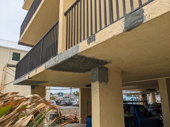 under balcony repair 3