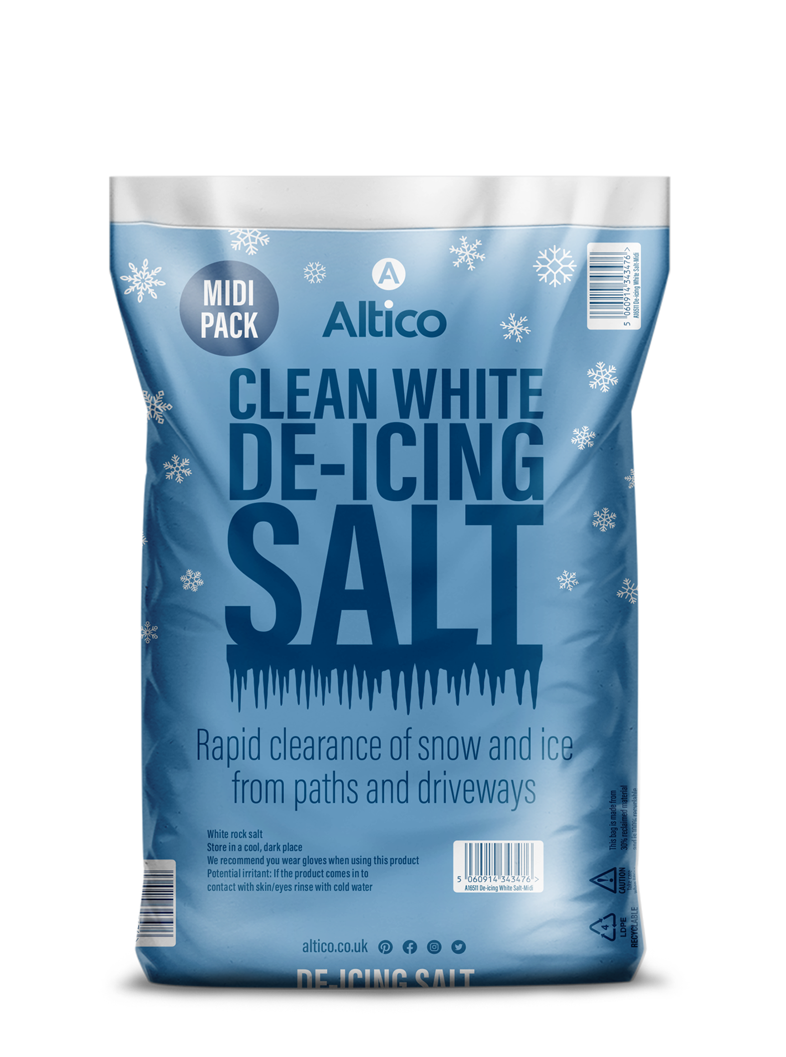 Blue bag of 