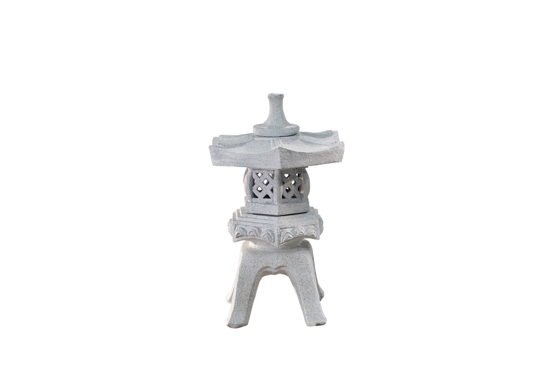 Stone Japanese garden lantern.