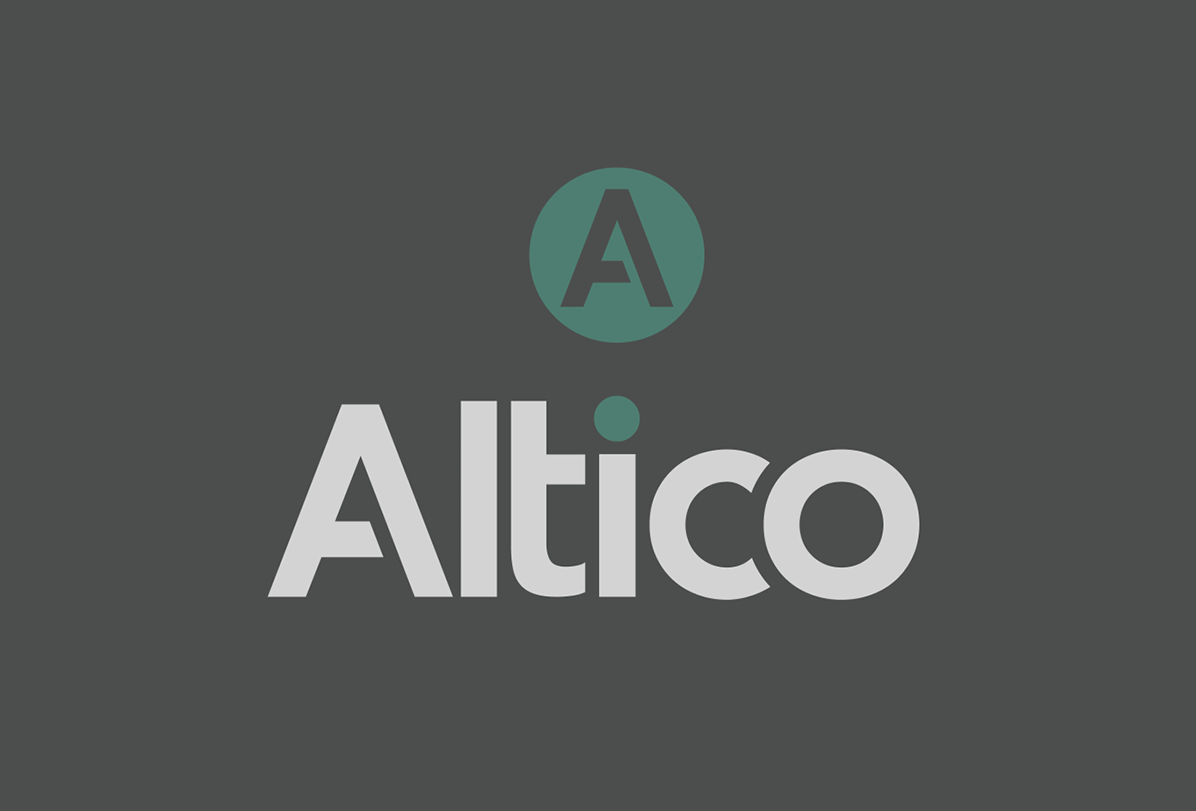 Logo for Altico, with an 