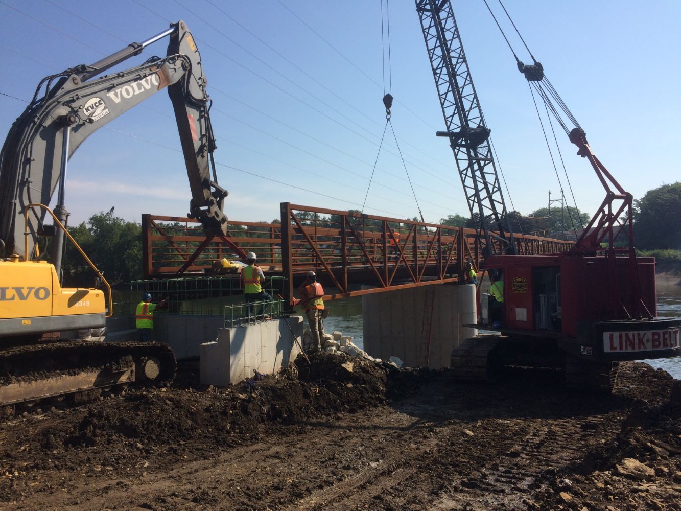 River Front Trail Bridge — Kankakee, IL — Kankakee Valley Construction Co