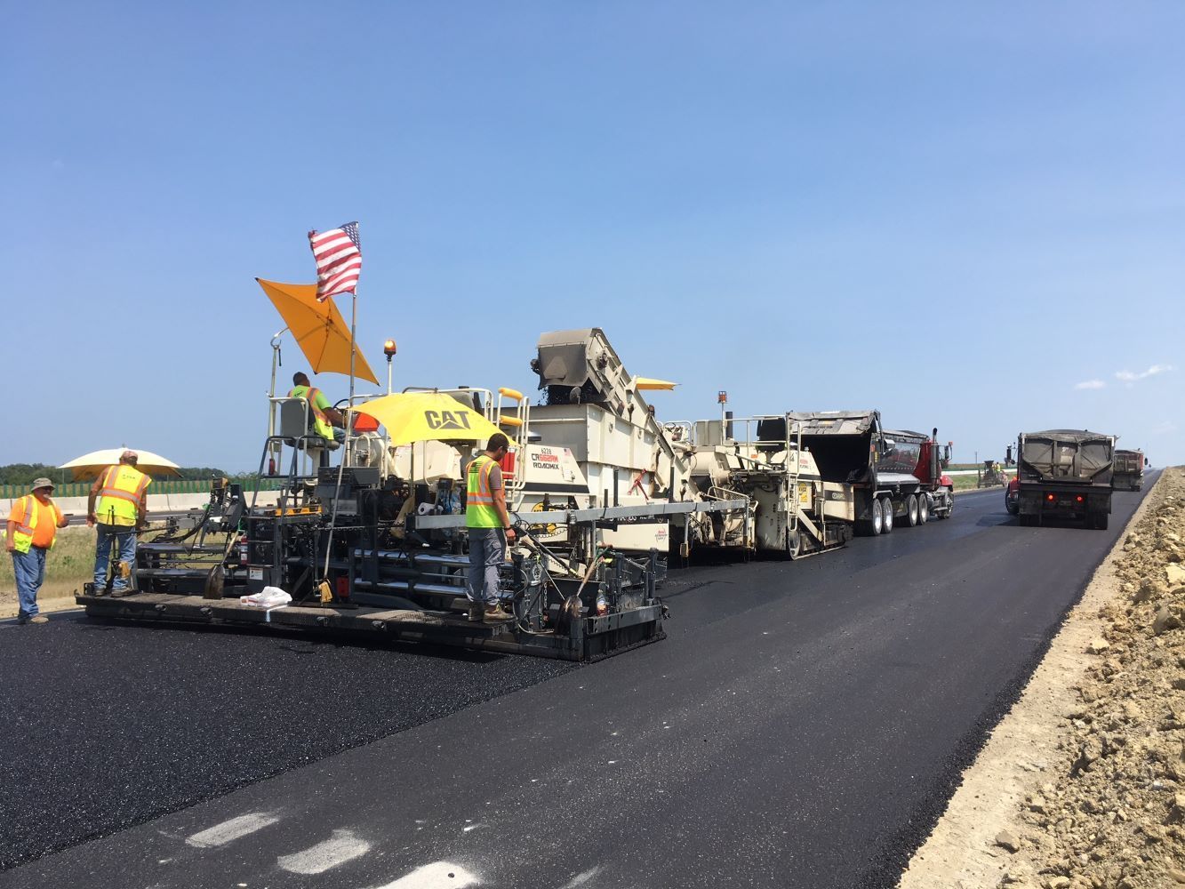 Road Paving — Kankakee, IL — Kankakee Valley Construction Co