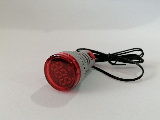 IND DE TEMP LED 22 MM